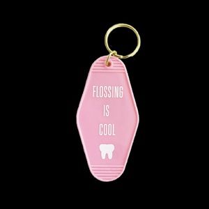 Flossing keychain
